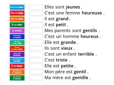 Adjectifs Qualificatifs Ressources P Dagogiques