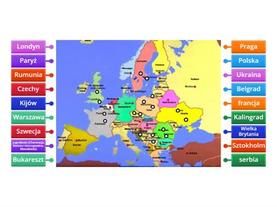 Geografia Kraje Europy I Ich Stolice