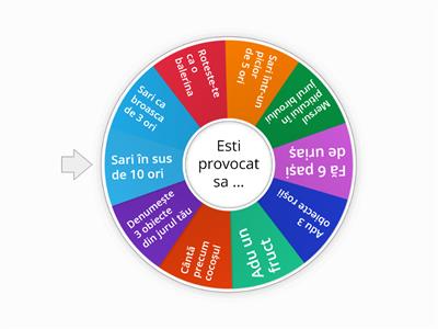 Roata Provocarilor Joc Miscare Resurse Didactice