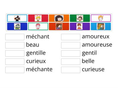 Adjectifs Masculin Et F Minin Ressources P Dagogiques