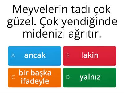 Geçiş ve bağlantı ifaderi Öğretim kaynakları