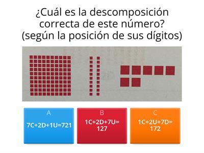 Valor posicional centenas decenas y unidades Recursos didácticos