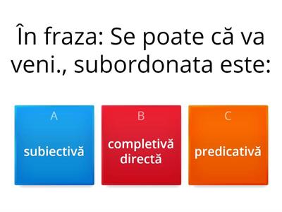 Propozi Ii Subordonate Resurse Didactice