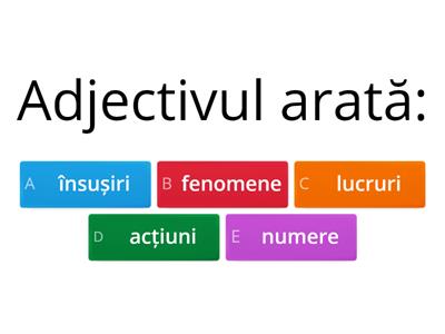 Adjectivul Resurse Didactice