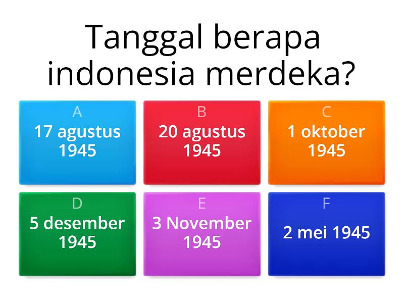 Kemerdekaan Quiz