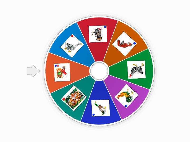 ROUE DES PERSONNAGES POULE PLUMETTE Spin The Wheel