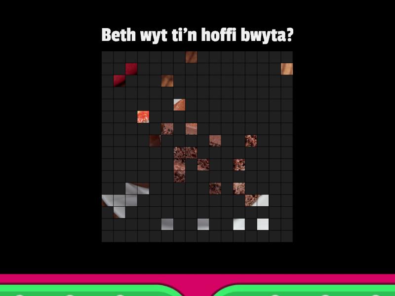 Beth Wyt Ti N Hoffi Bwyta Image Quiz