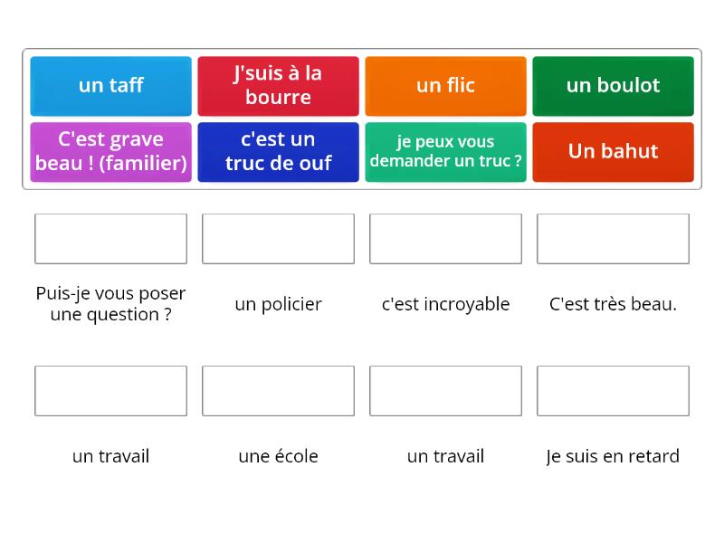 Les Registres De Langues B2 3 Match Up