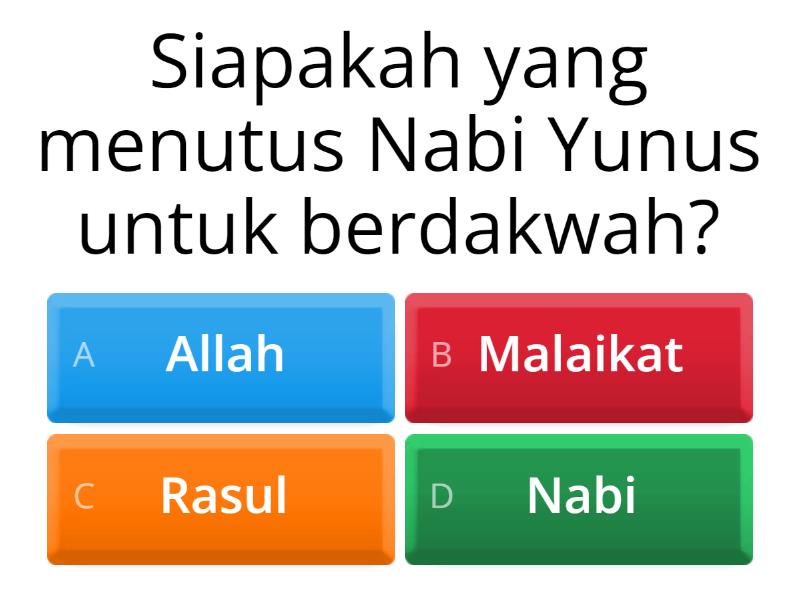 Kisah Nabi Yunus Quiz