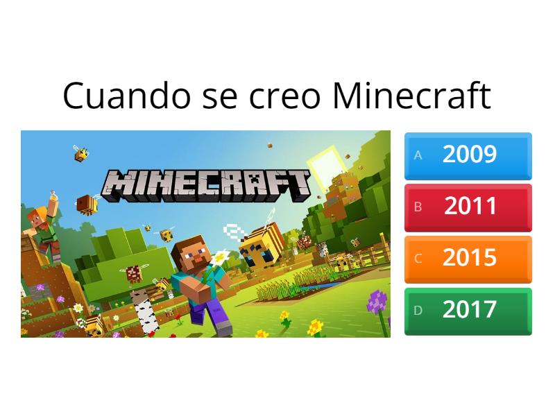 CUANTO SABES SOBRE MINECRAFT Quiz