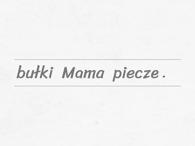 Rozsypanka Wyrazowa Unjumble