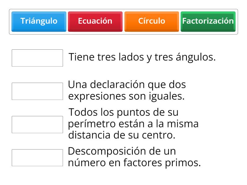 Razonamiento Matematico Match Up