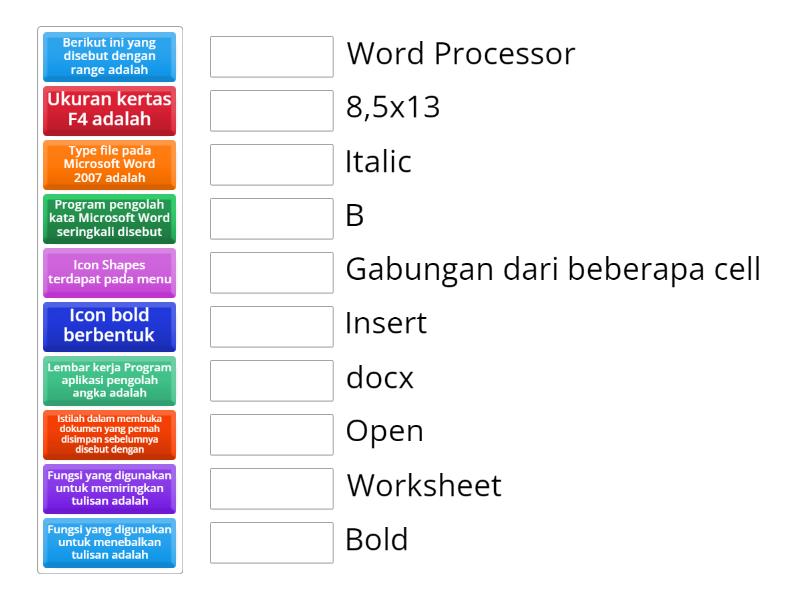 Soal Informatika Kelas F F Match Up