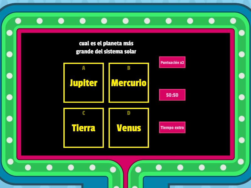 Sistema Solar Gameshow Quiz