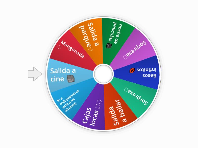 Ruleta Para Mi Amor Random Wheel