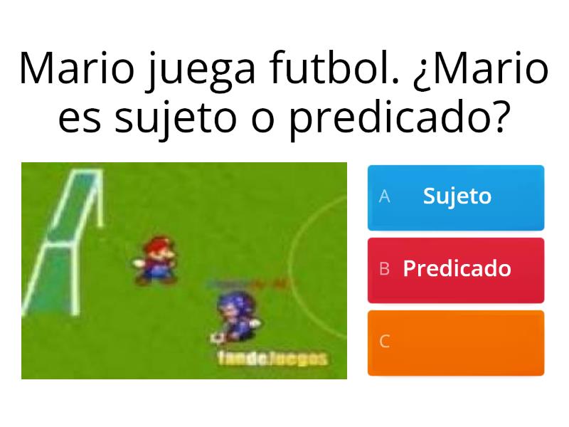 Oraciones Sujeto Y Predicado Quiz