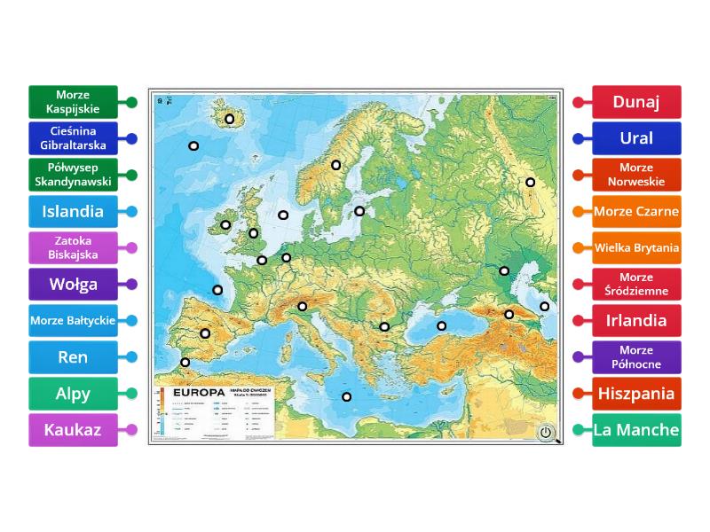 Po O Enie I Ukszta Towanie Powierzchni Europy Rysunek Z Opisami