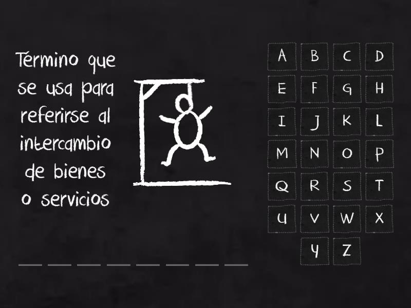 GENERALIDADES DEL COMERCIO Hangman