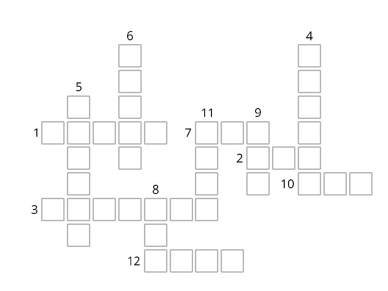 Simple Past Tense Crossword