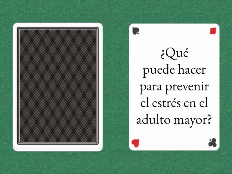 SALUD MENTAL DEL ADULTO MAYOR Random Cards