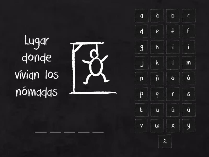 Prehistoria Ahorcado Hangman