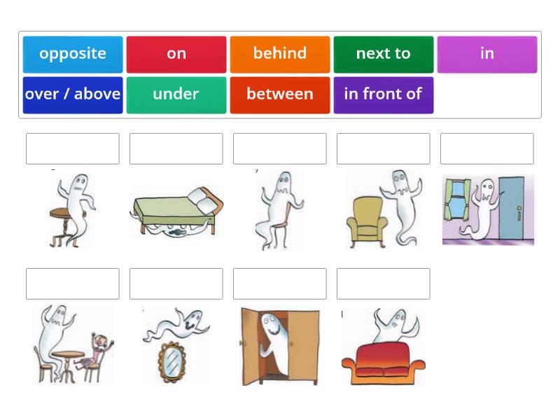 NEF Elem Prepositions Of Place U6B Where S The Ghost Match Up