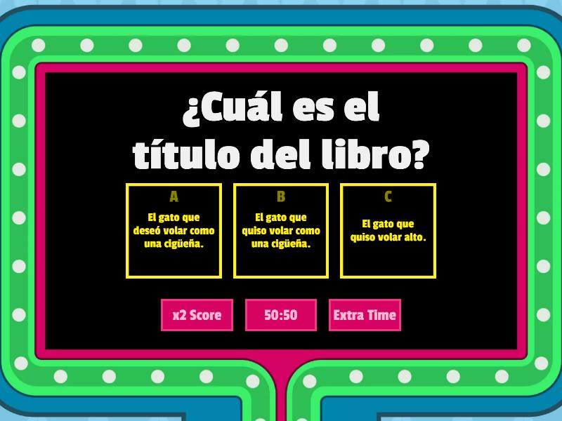 CUENTO Gameshow Quiz