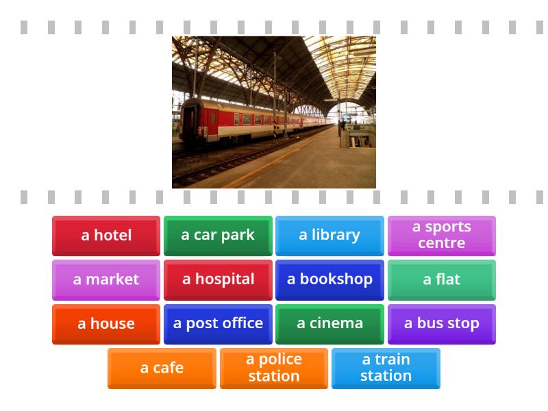 Roadmap A1 Unit 3A Places In The Town Find The Match