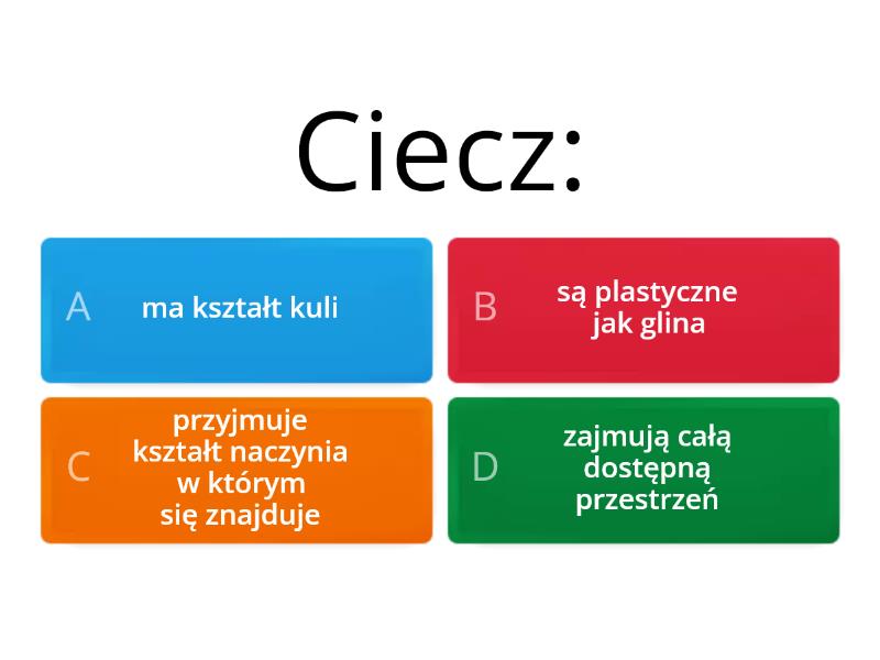 Przyroda Klasa Pogoda Test