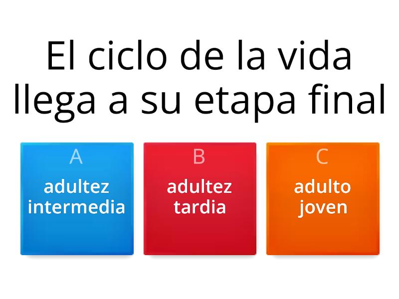 Adultez Tardia Quiz