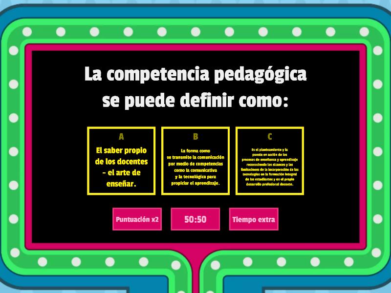 Competencia Pedag Gica Concurso De Preguntas