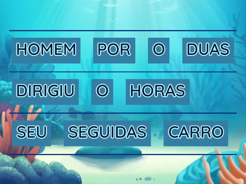 Organizar Palavras Para Formar Frases Unjumble