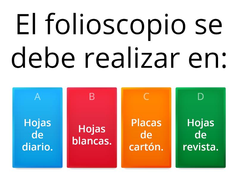 C Lectora C Mo Hacer Un Folioscopio Quiz