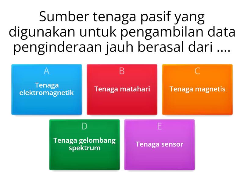 Latihan Soal Penginderaan Jauh Dan SIG Quiz