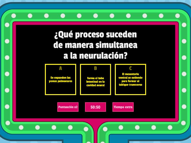 Cap Tubo Intestinal Y Las Cavidades Corporales Gameshow Quiz