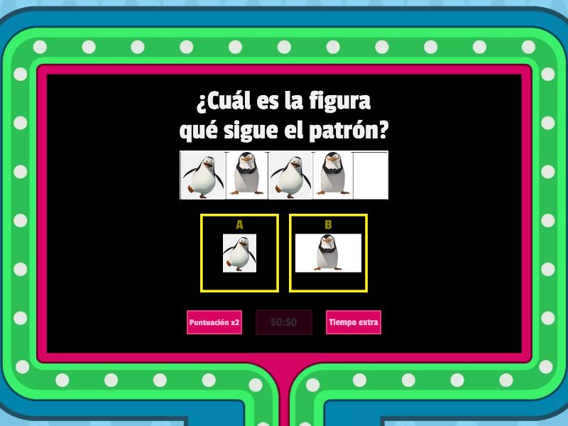 Seguir Patrones De Figuras De Mayo De Gameshow Quiz