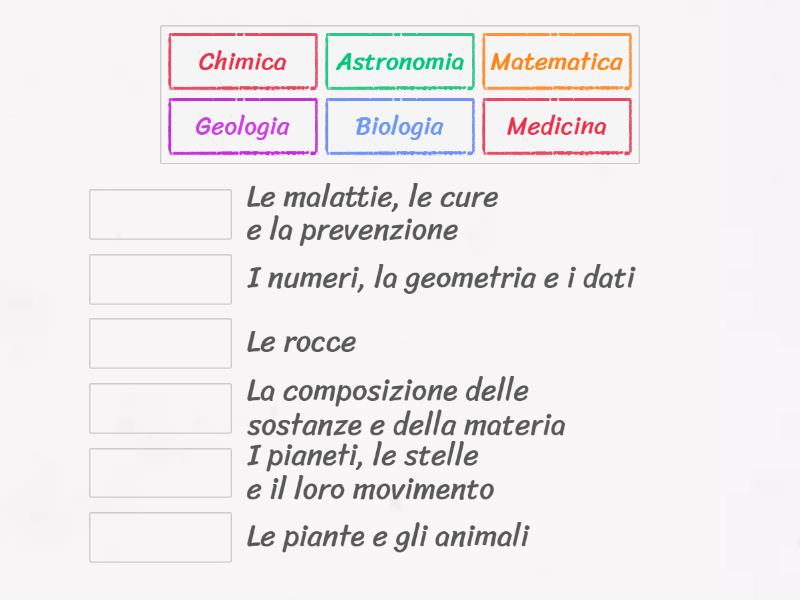 Tante Scienze Match Up