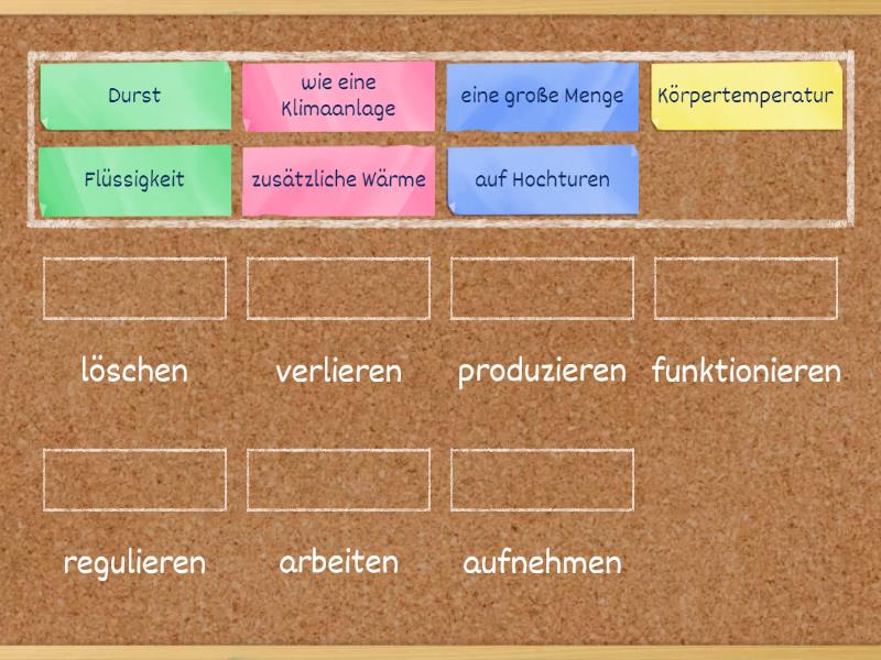 Medizin Lektion 3 Wortschatz Wiederholen Match Up