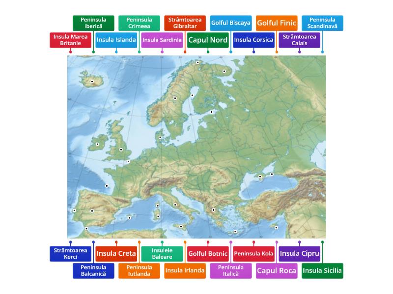 Rmurile Europei Diagrama Con Etiquetas