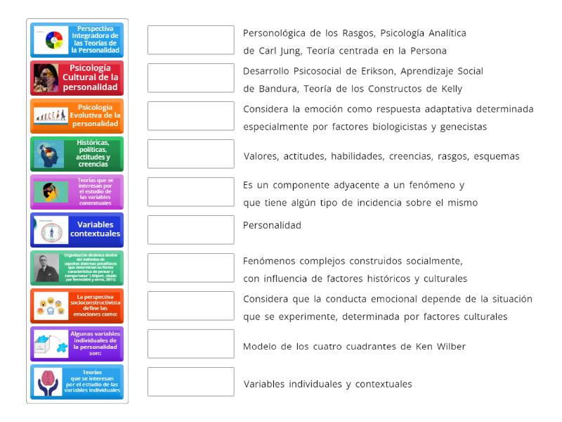 Unidad 3 Personalidad Y Contextos Match Up