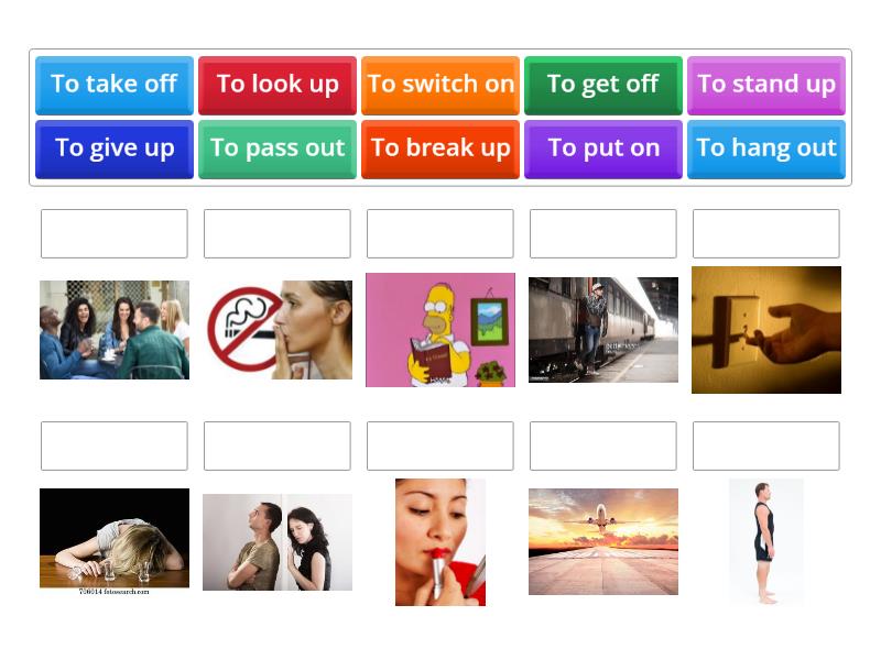 Phrasal Verbs Illustrated Match Up