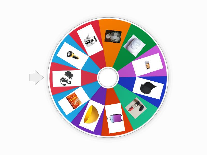 Ruleta De Productos Spin The Wheel