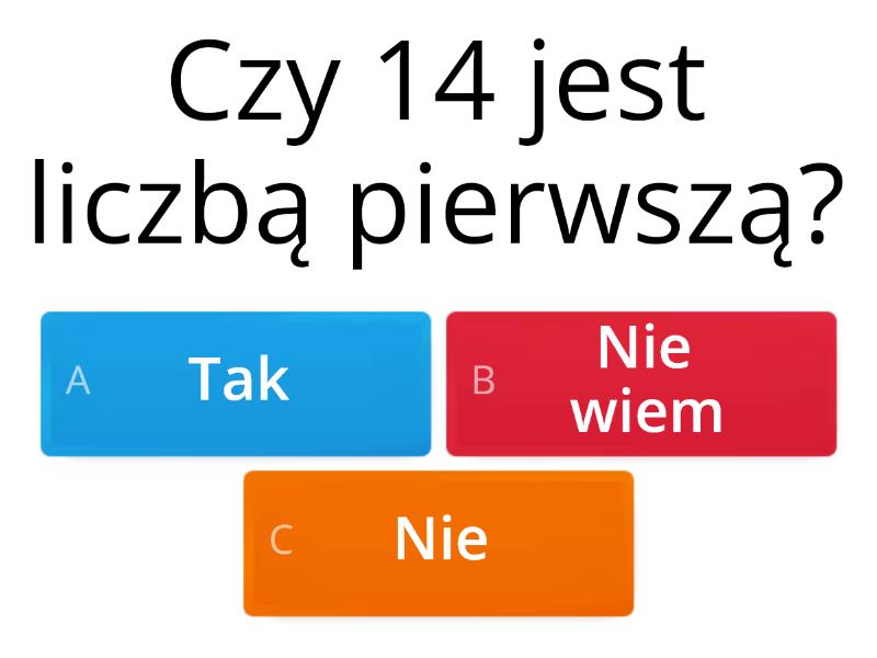 liczby pierwsze i złożone Test