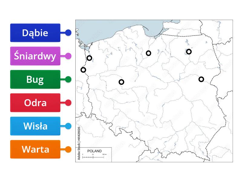 Rzeki I Jeziora Polski Cz 2 Rysunek Z Opisami