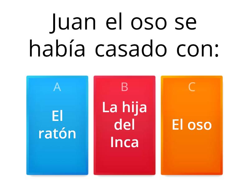 Leyenda El Oro De Los Llanganates Cuestionario