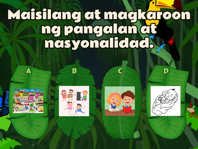 Karapatan Ng Mga Bata Quiz