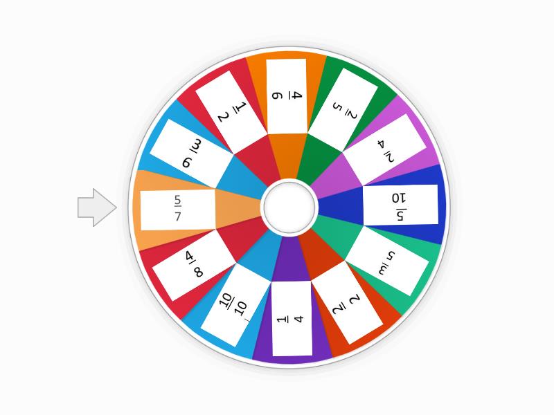 Ruleta De Fracciones Random Wheel