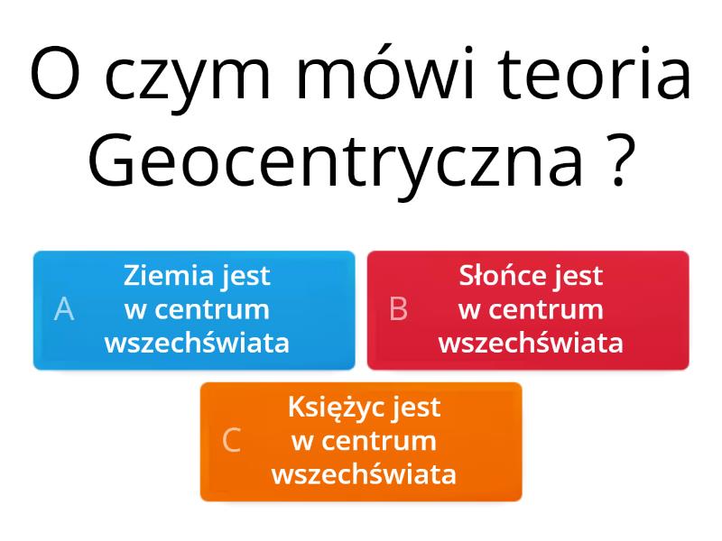 Test Ruch Obiegowy I Obrotowy Ziemi Quiz