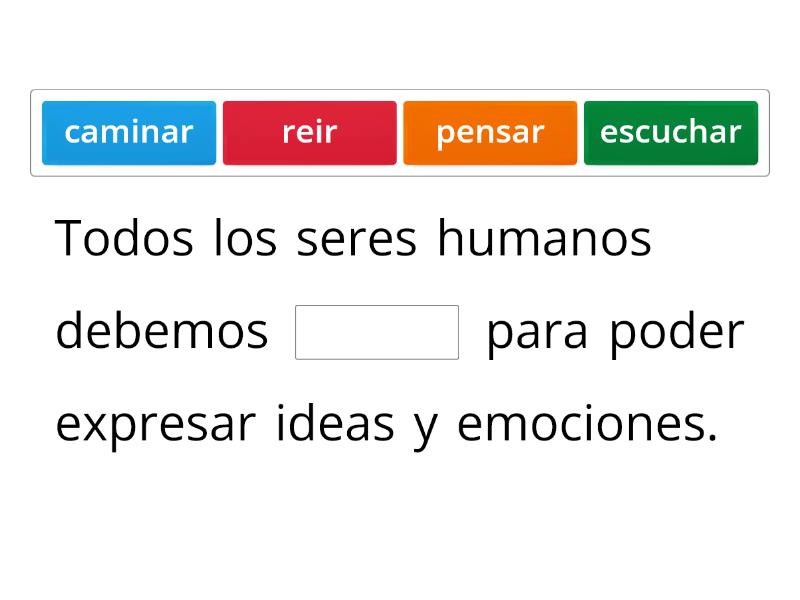 Complete Las Siguientes Oraciones Con La Palabra Correcta Palabra Perdida