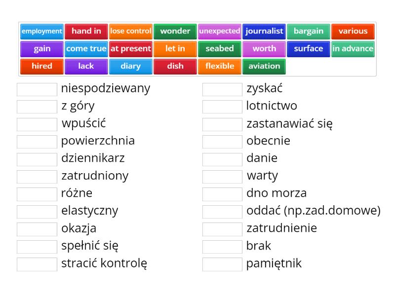 Matura Podstawowa Match Up